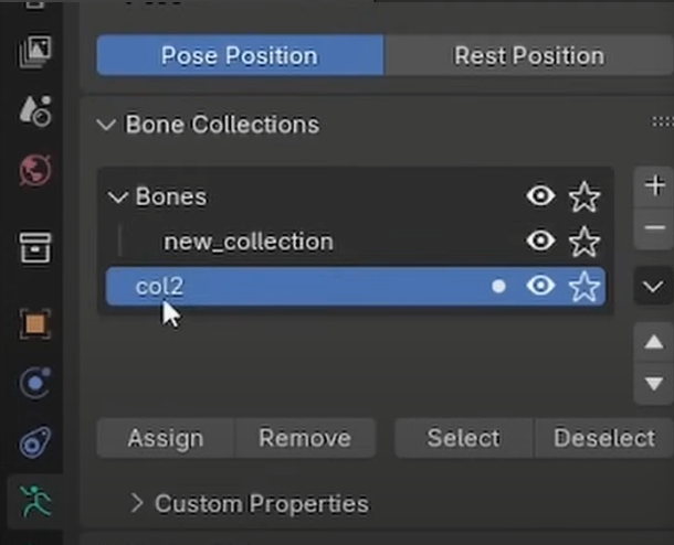 blender 4.1 rigging and animation : nested bone collections