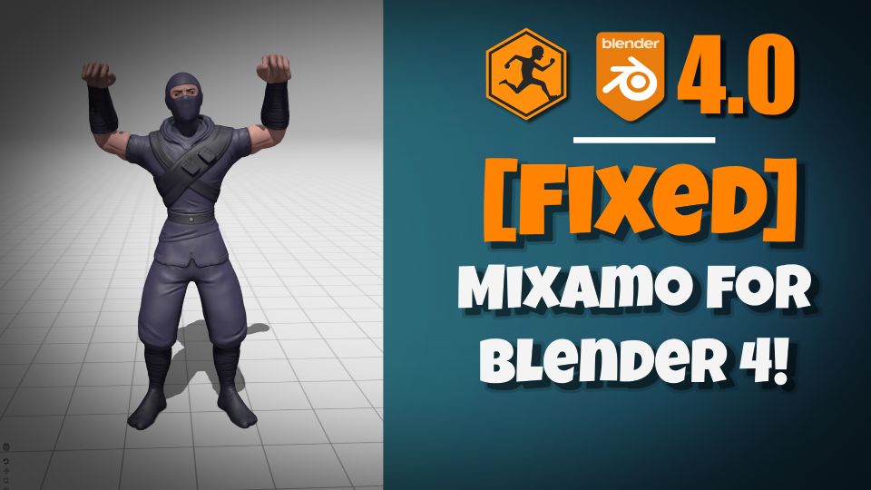 mixamo blender 4 fix