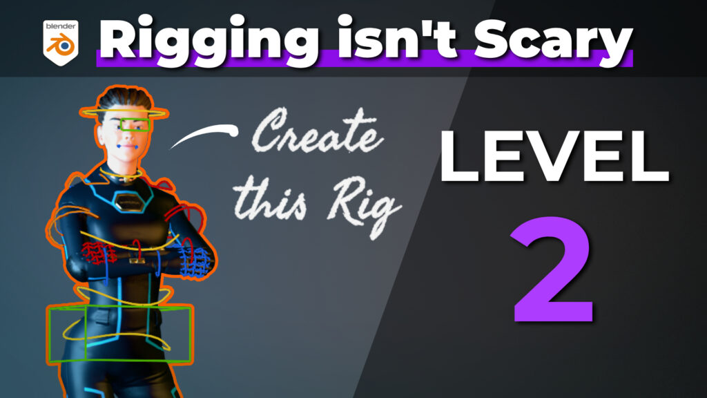 blender Rigging isn't Scary level 2